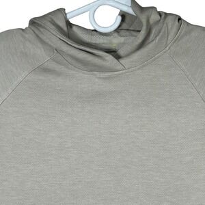 All in Motion Mesh Spacer Hoodie Beige Heathered Performance‎ Activewear Size M